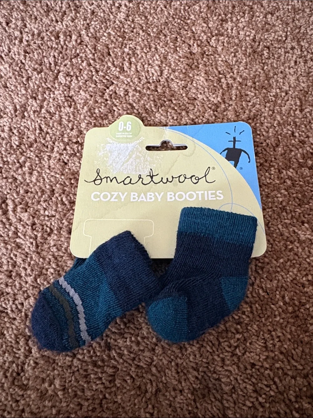 NWT Smartwool Baby Booties Set 0-6 months
